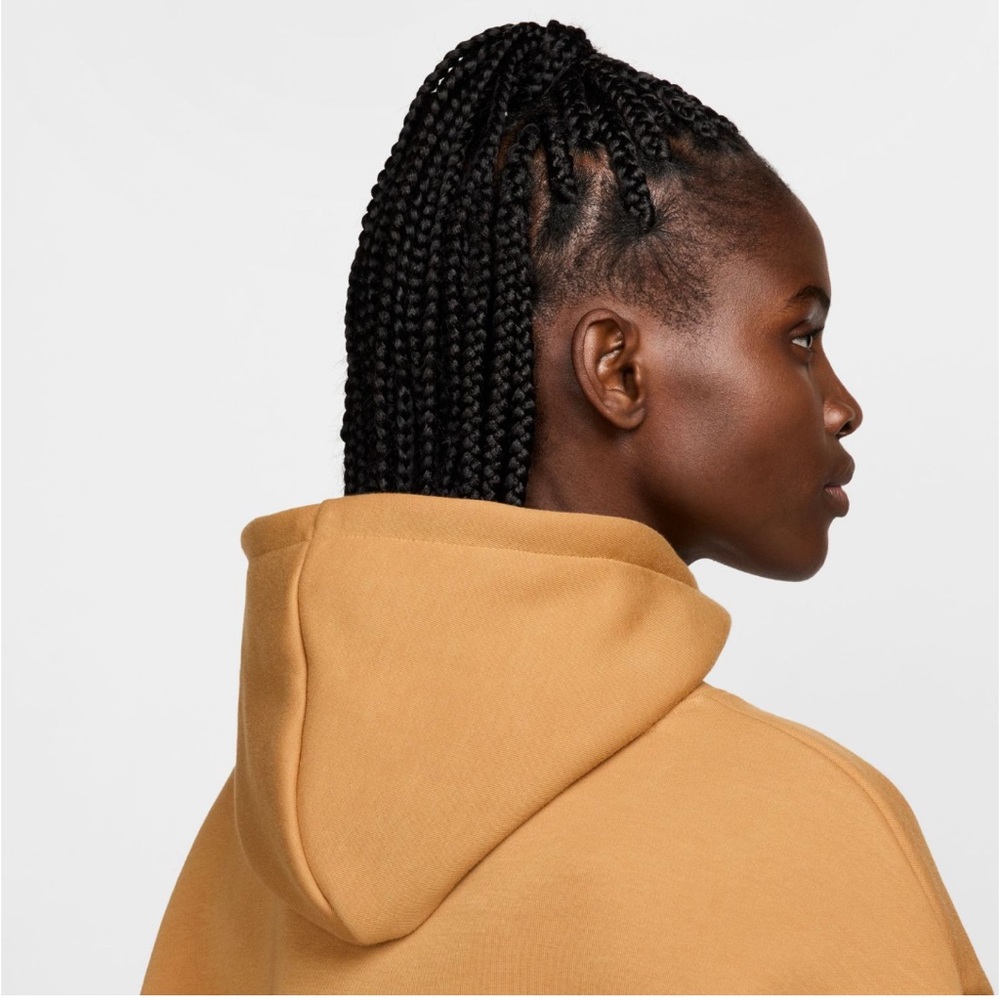 Nike Women’s Tech Fleece Oversized Hoodie in Flax Sz XL NWT - Picture 7 of 12